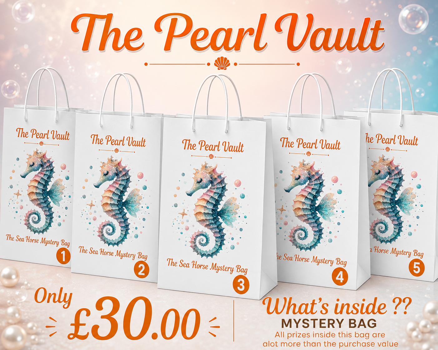 Sea Horse Mystery Bag