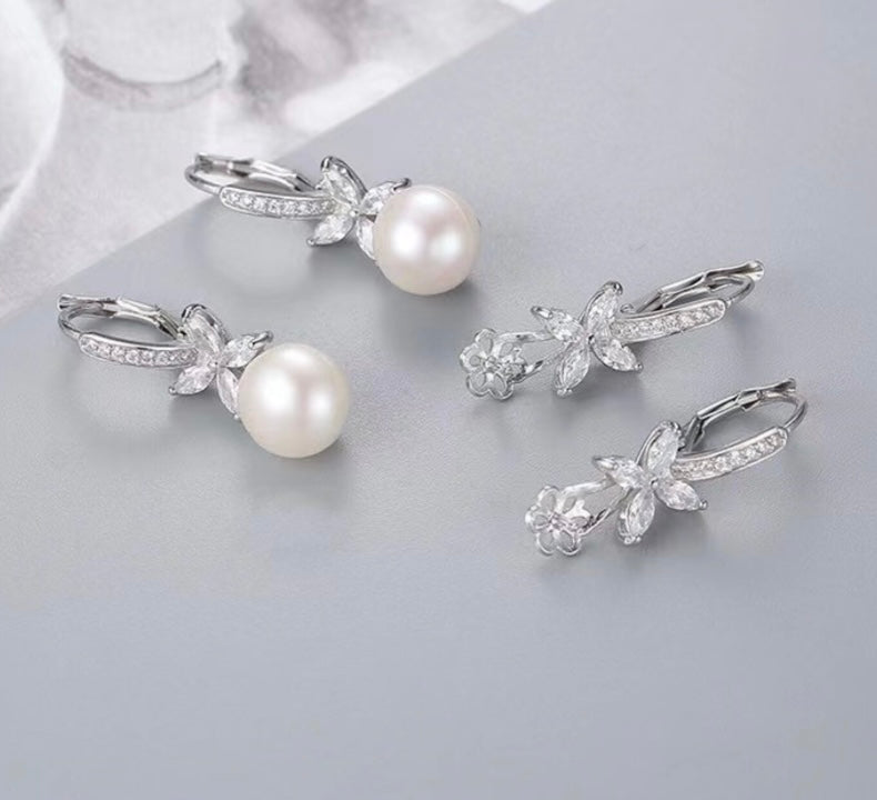 SSE 13 - Sparkle flower  Earrings