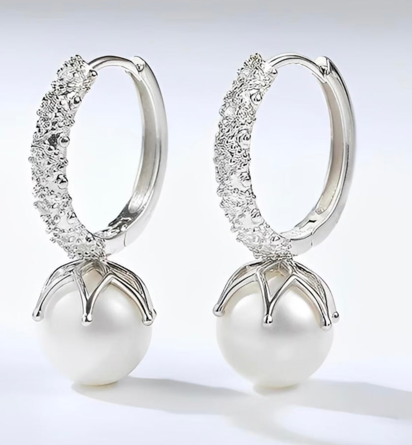 SSE 21 - Sparkle Hoop Huggies Errings