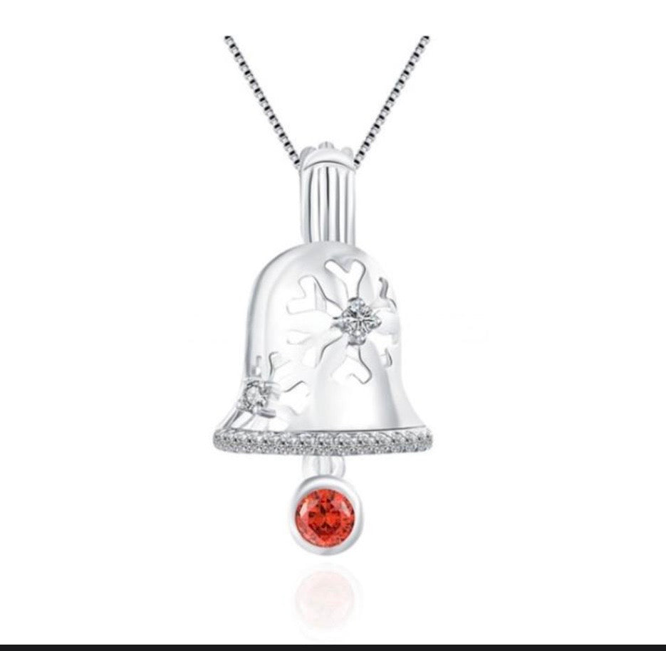 CH 3 - Christmas Hat Pearl cage pendant