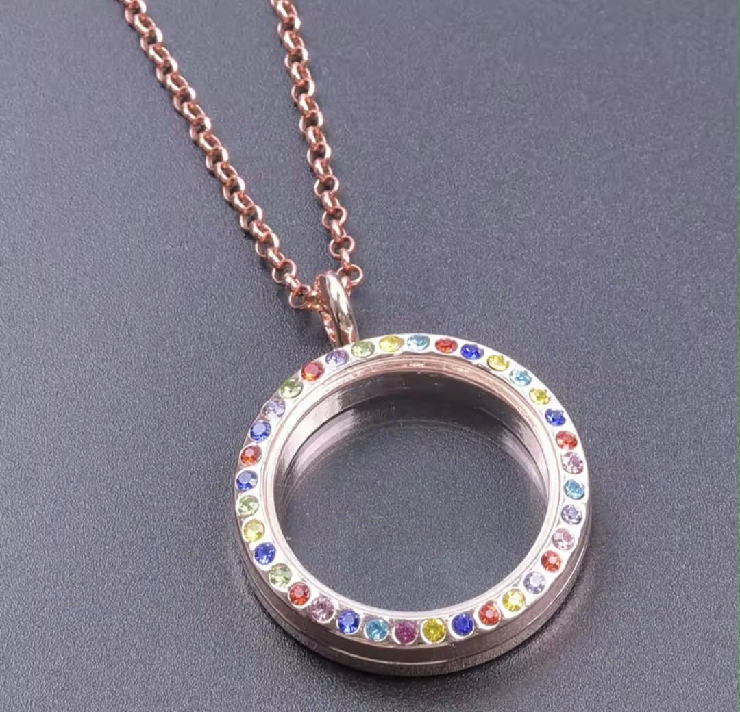 Round Floating Locket