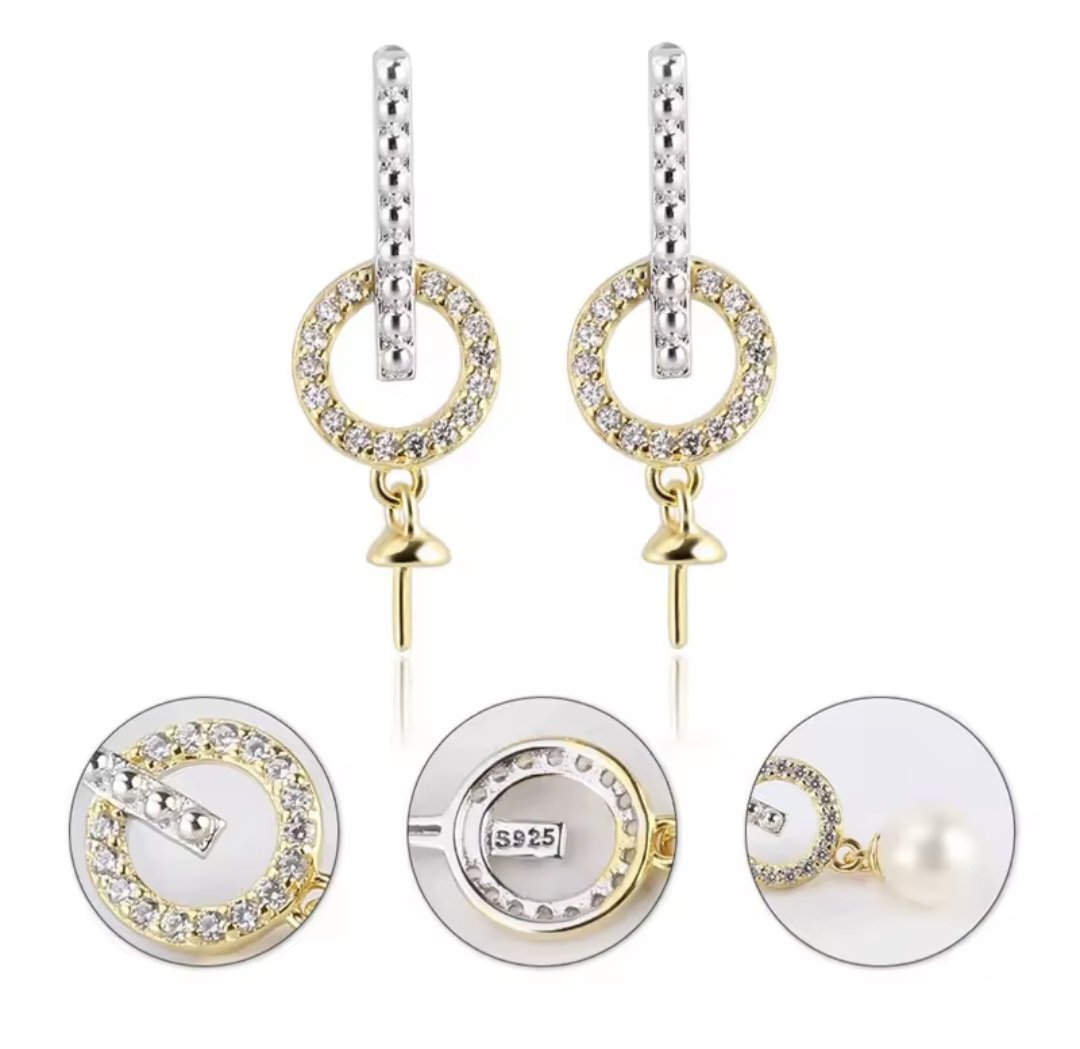 SSE5 - Mixed Metal Earrings